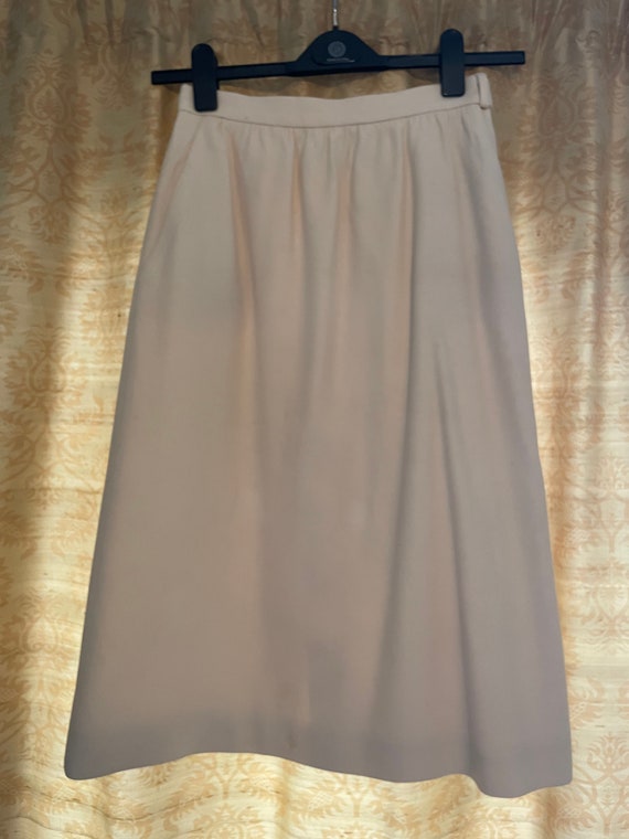 Ivory wool skirt - image 2