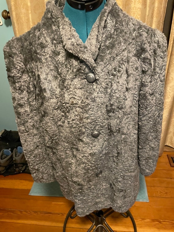 Vintage Dubrowsky and Joseph faux fur coat