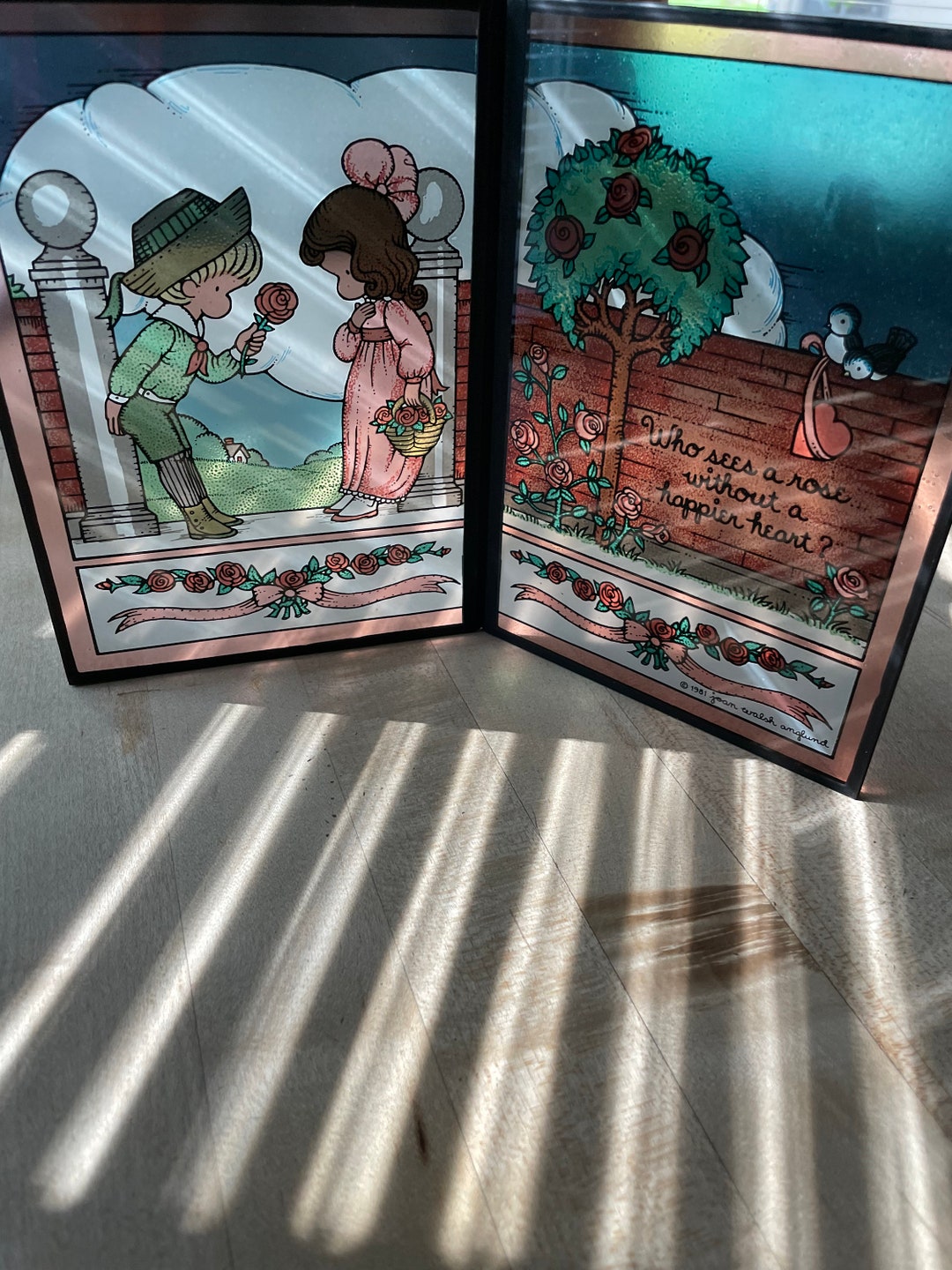 Joy Anglund Joan Walsh Anglund Stained Glass Window Display - Etsy
