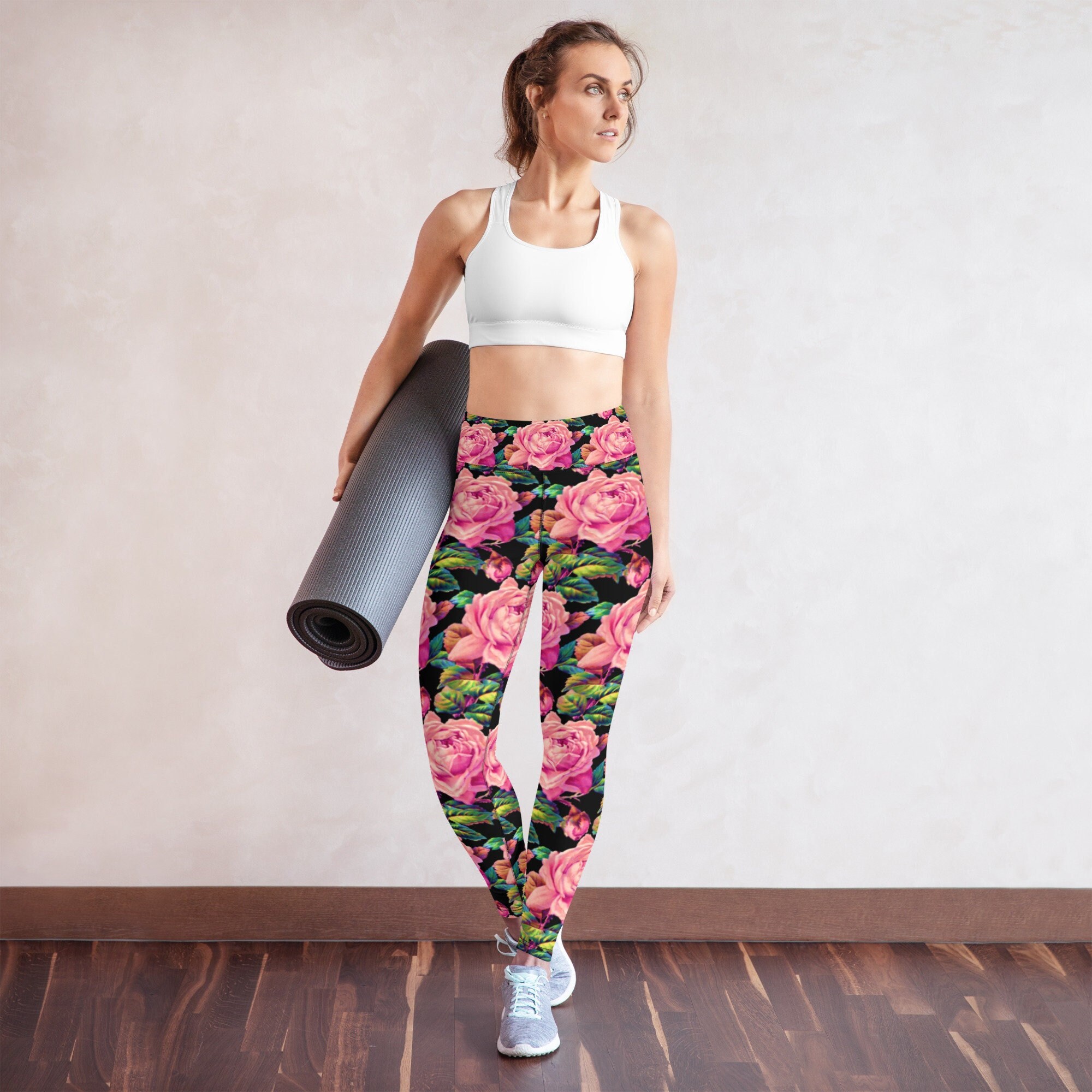 Black Yoga Leggings High Waist 