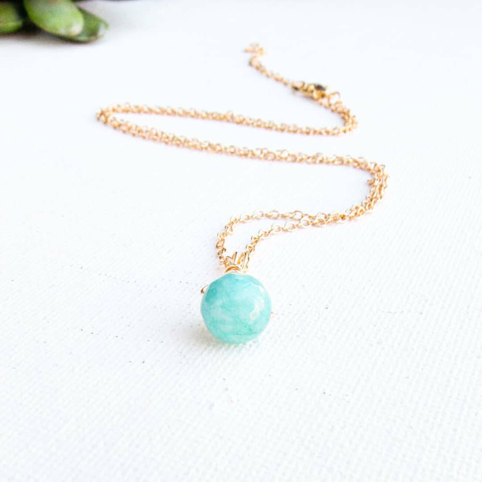 mini crystal necklace