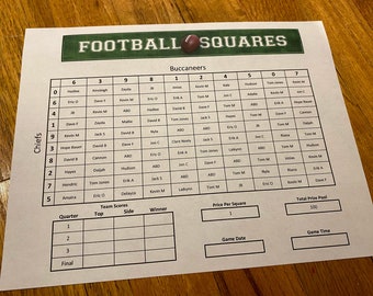 Do Football Pool Football Pool Template Excel