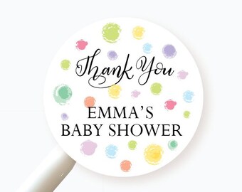 Personalized Baby Shower Thank you Sticker | Party Favor Sticker | Custom Thank you Label | Party Favor Label | Envelope Seal | Gift Sticker