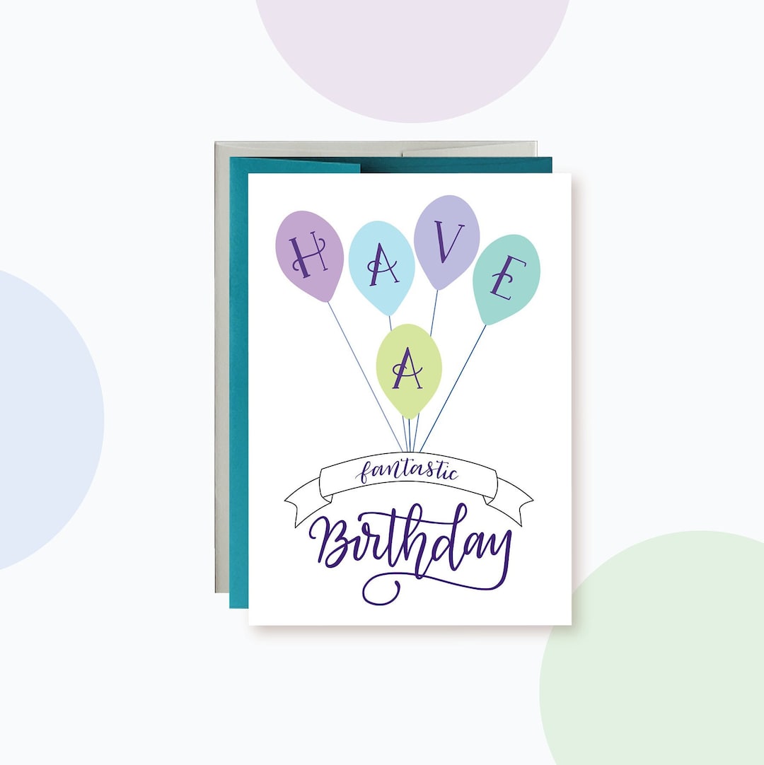 Have a Fantastic Birthday Card Birthday Card for Him - Etsy