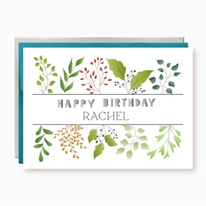 Personalized Birthday card, Daughter Birthday Card, Sister Birthday Card, Birthday Card For Niece, Birthday Card for Granddaughter