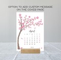 2026 Desk Calendar: Seasonal Calendar with Optional Wood Stand, Refill Cards