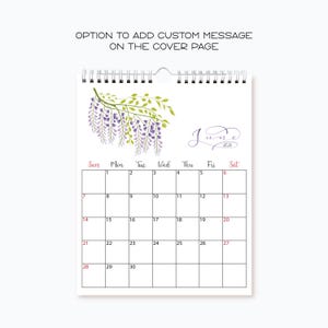 2025 2026 Trees Wall Calendar, Choose start month, 8x10 Appointment Calendar, Graduation Gift, Nature and outdoorsy, Academic year Calendar