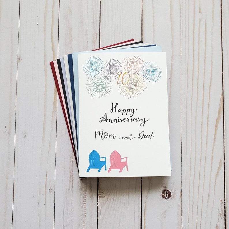 happy anniversary card for parents happy anniversary card