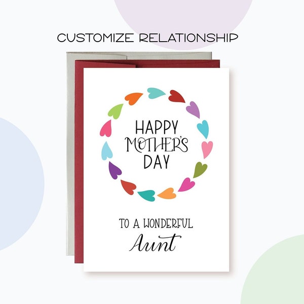 Card for Aunt - Etsy