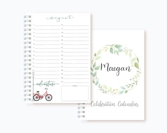 Personalized Perpetual Calendar | Monthly Celebration Calendar | Anniversary & Birthday Calendar | Mother's Day Gift | Birthday Gift