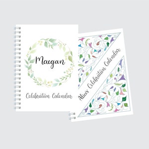 Personalized Perpetual Calendar | Monthly Celebration Calendar | Anniversary & Birthday Calendar | Mother&#39;s Day Gift | Birthday Gift