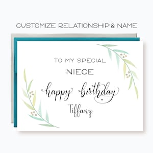 Personalize Relationship, Happy birthday to a special niece , Happy birthday to a special grandmother, Happy birthday to a special mom