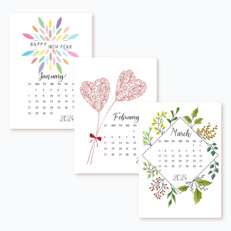 2024 2025 Desk Calendar Choose start month Optional Stand Seasonal Academic Year Calendar Gift for Mom Sunday or Monday Start image 2