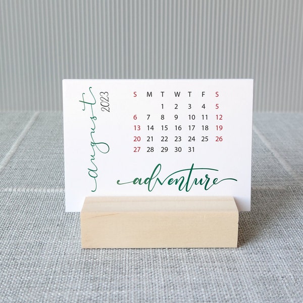 2024 Desk Pad Calendar Etsy