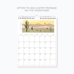 2025 2026 Landscapes Wall Calendar, Choose start month, 8x10 Outdoorsy and Nature Calendar, Graduation Gift, Academic Year