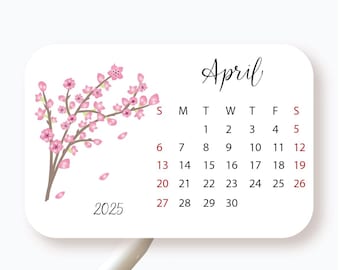 2026 - 2027  Monthly Calendar planner Stickers for 12 months, Choose start month, Sunday or Monday start, Academic year calendar, BuJo