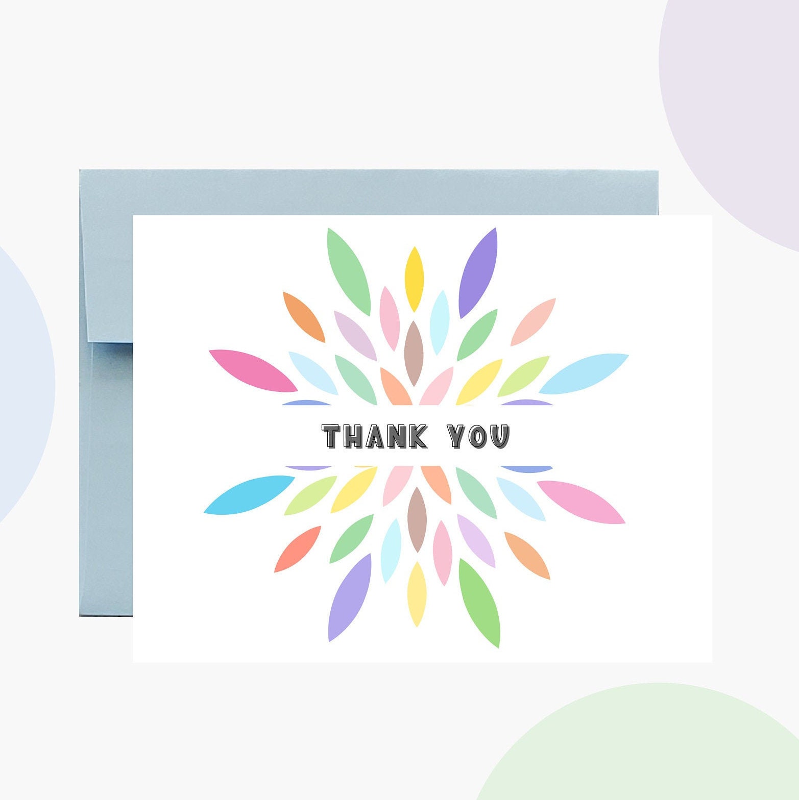 Thank You Cards Bundle of 8, Teacher Thank You Card, Wedding Thank