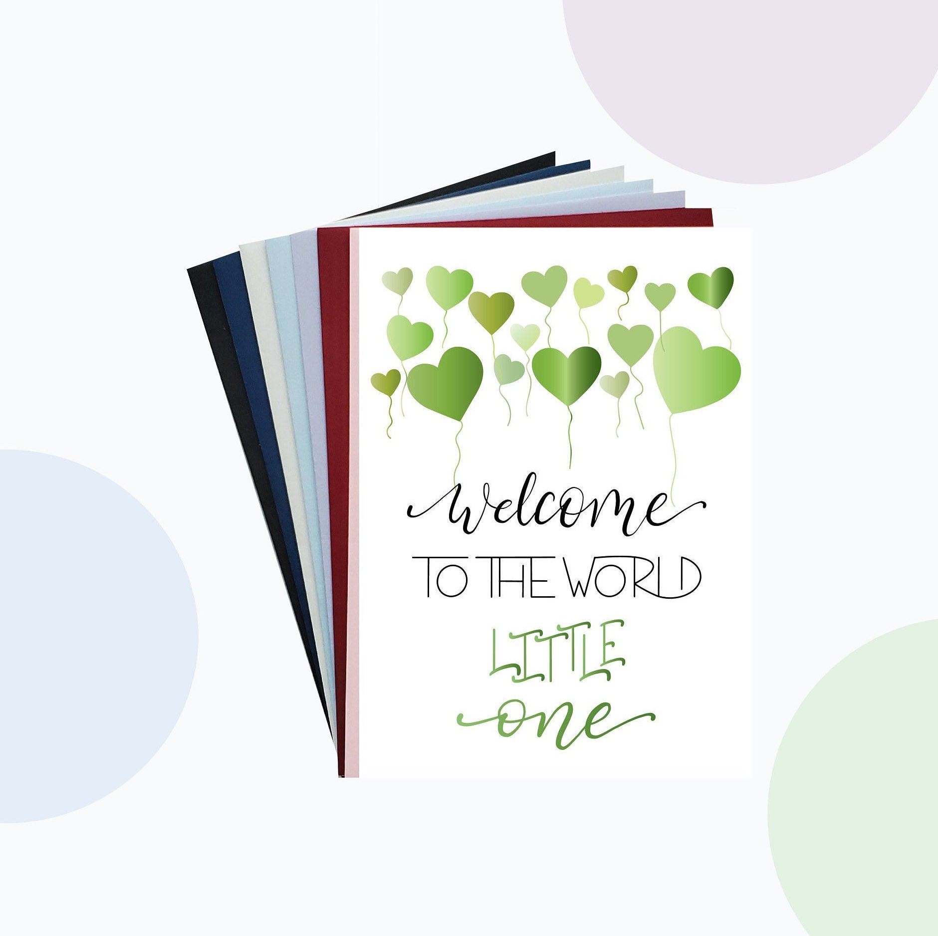 New Baby Gender reveal card Pregnancy reveal Gender | Etsy