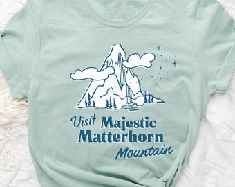 Matterhorn T-Shirt, Disney Vacation Matching Family Shirts, Cute Disney Shirt, Vintage Disneyland TShirt, Retro Disney Unisex t-shirt