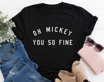 Oh Mickey You So Fine Short-Sleeve Unisex T-Shirt (more colors available), Theme Park Shirts, Matching Family Shirts, Cute Shirt