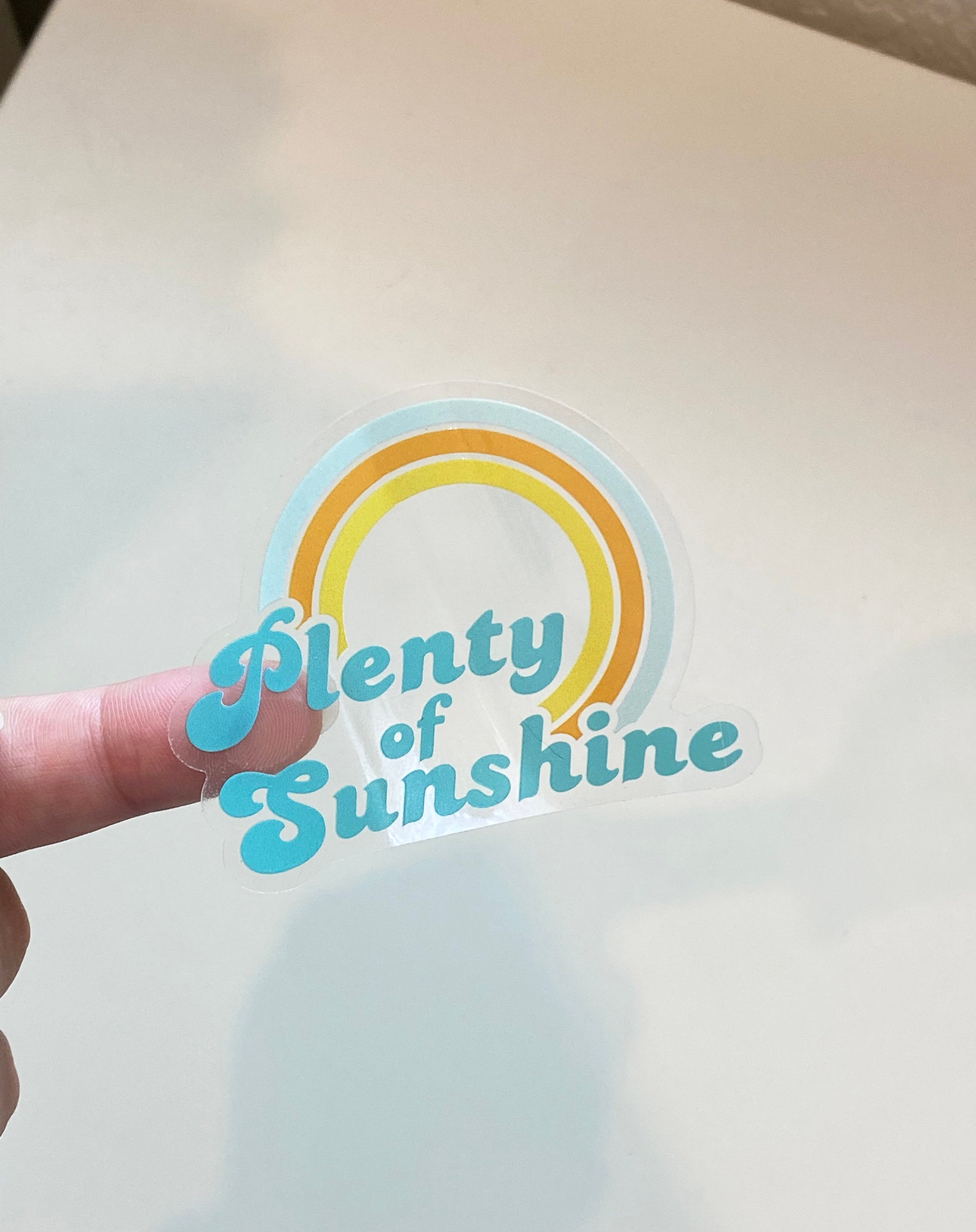 Plenty of Sunshine Sticker Colorful Disney Rainbow Water | Etsy