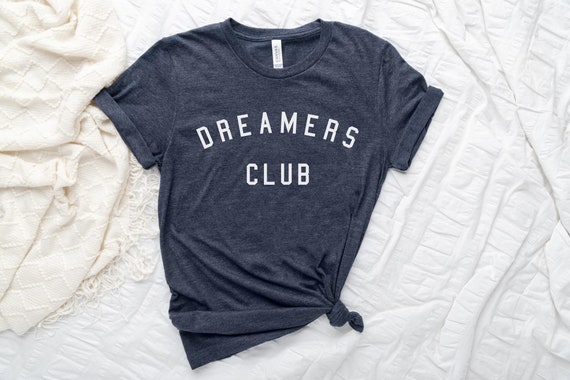 Dreamers Club College Print Shirt, Disney Dreamers Tshirt, Cute Disney  Short, Minimal Subtle Theme Park Shirt, Dreamers Tee Unisex T-shirt 
