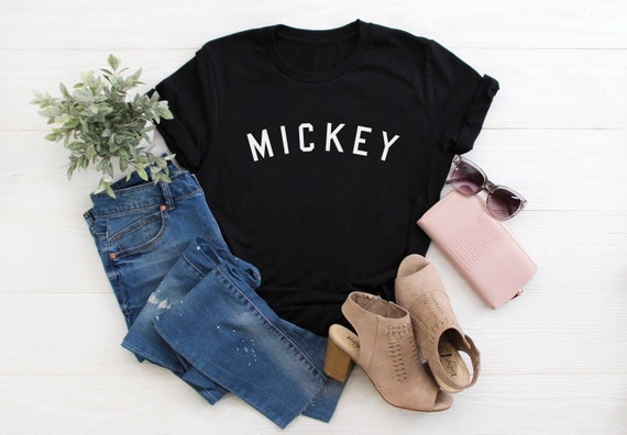 Mickey T Shirt More Colors Avail Disney Shirts College Etsy