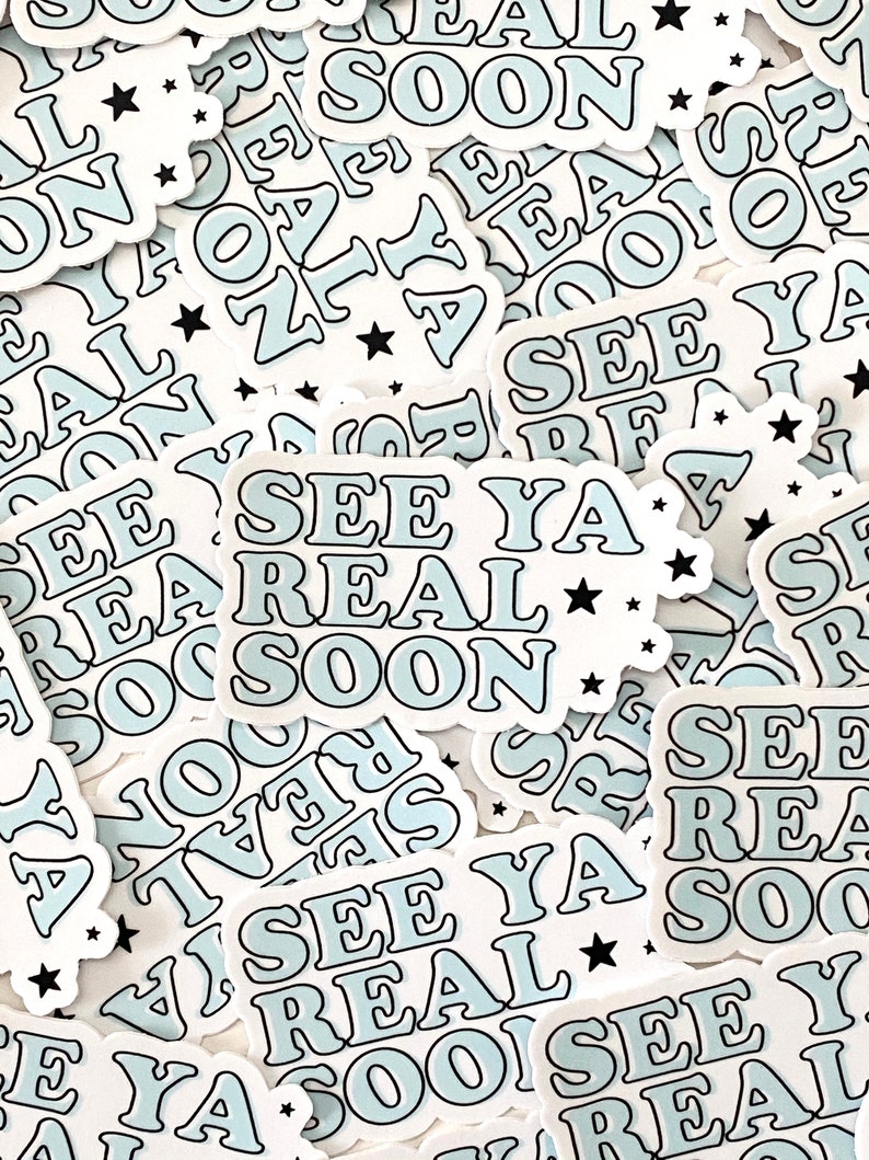 See Ya Real Soon Sticker Disney Mickey Mouse Retro Water - Etsy