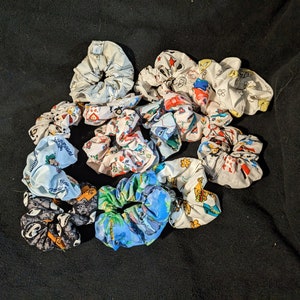 Fandom Themed Scrunchies