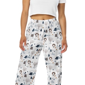 Alpine Saint Bernard Dog Unisex Lounge Pants