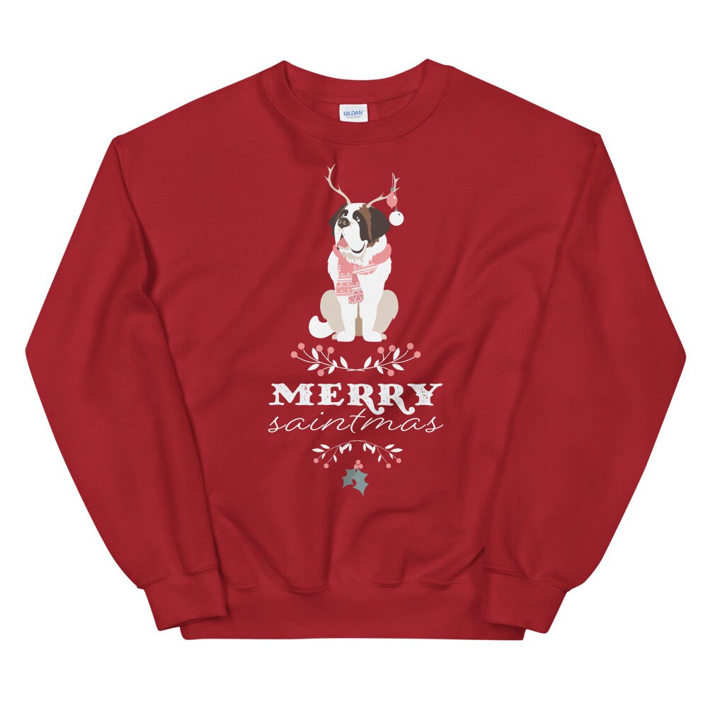 Saint bernard christmas clearance sweater