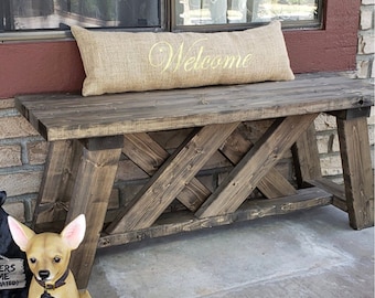 Outdoor Bench - Indoor Bench - Hallway Bench - Entryway Bench - Wooden Bench Gift