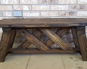 Outdoor Bench - Indoor Bench - Hallway Bench - Entryway Bench - Wooden Bench - Personalized Bench