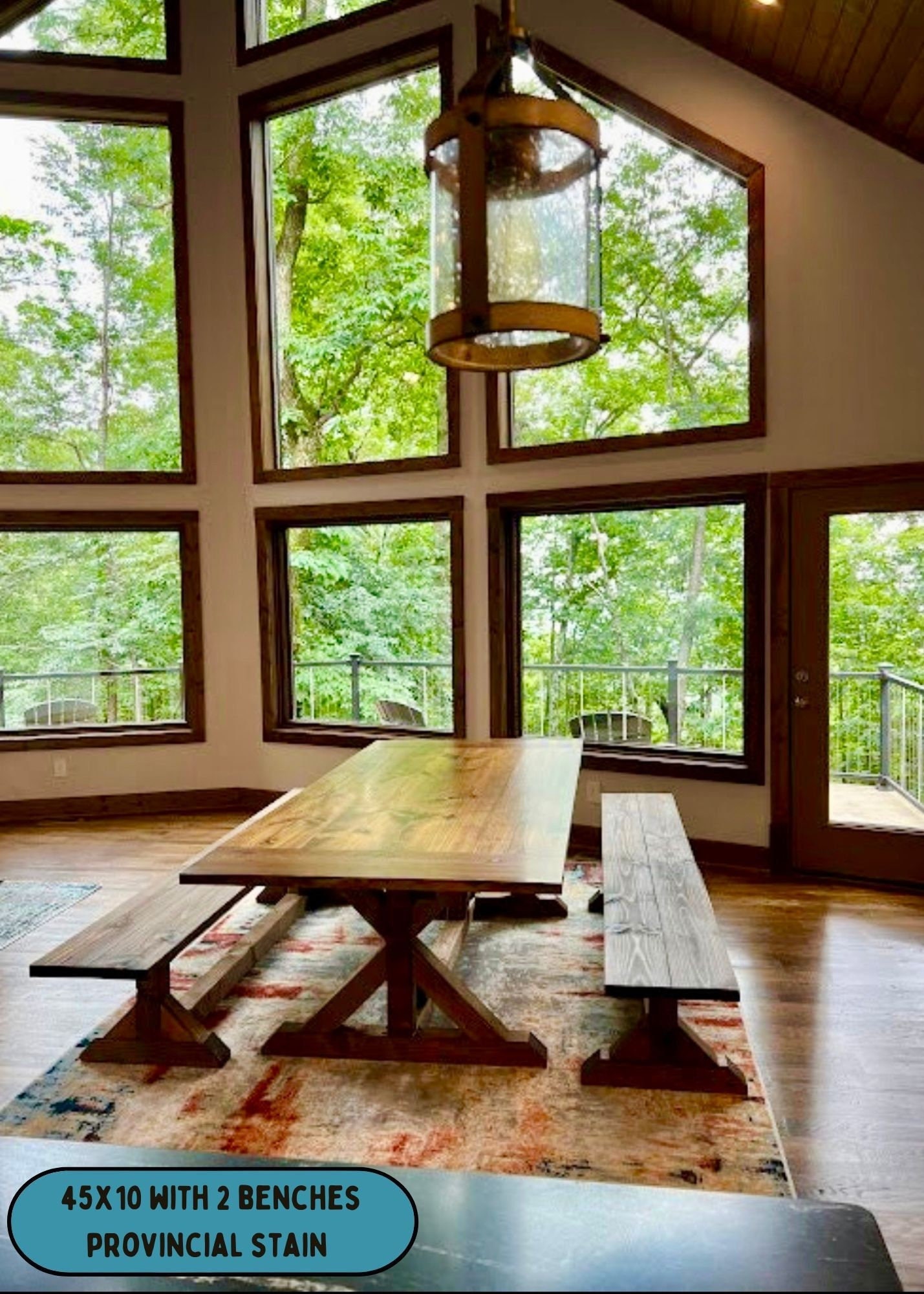 Picnic Table In Dining Room