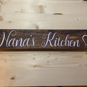 Nanas Kitchen Grandmas Kitchen Moms Kitchen Gift for Grandma Gift for Nana Kitchen Decor Gift image 2