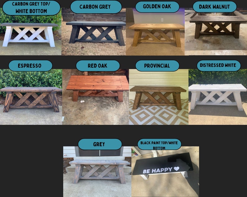 Outdoor Bench Indoor Bench Hallway Bench Entryway Bench Wooden Bench Personalized Bench image 9
