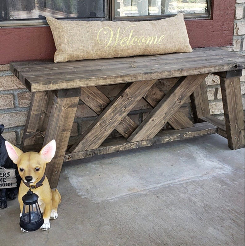 Outdoor Bench - Indoor Bench - Hallway Bench - Entryway Bench - Wooden Bench 