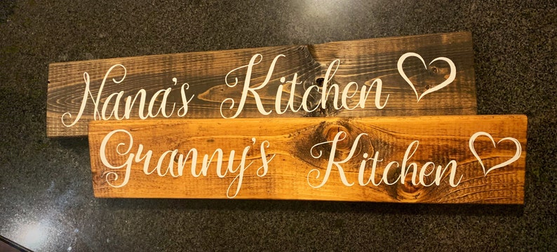 Nanas Kitchen Grandmas Kitchen Moms Kitchen Gift for Grandma Gift for Nana Kitchen Decor Gift image 6