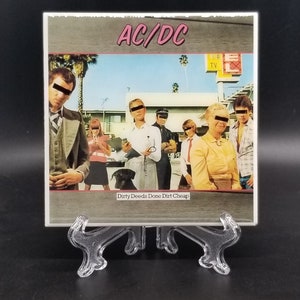 AC/DC A Personalized Custom Made Ceramic Tile Coaster Choose Your ...