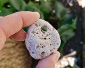 Hag stone, Beach stone with natural hole, Natural stones for crafts, Protection charm, Sorciere