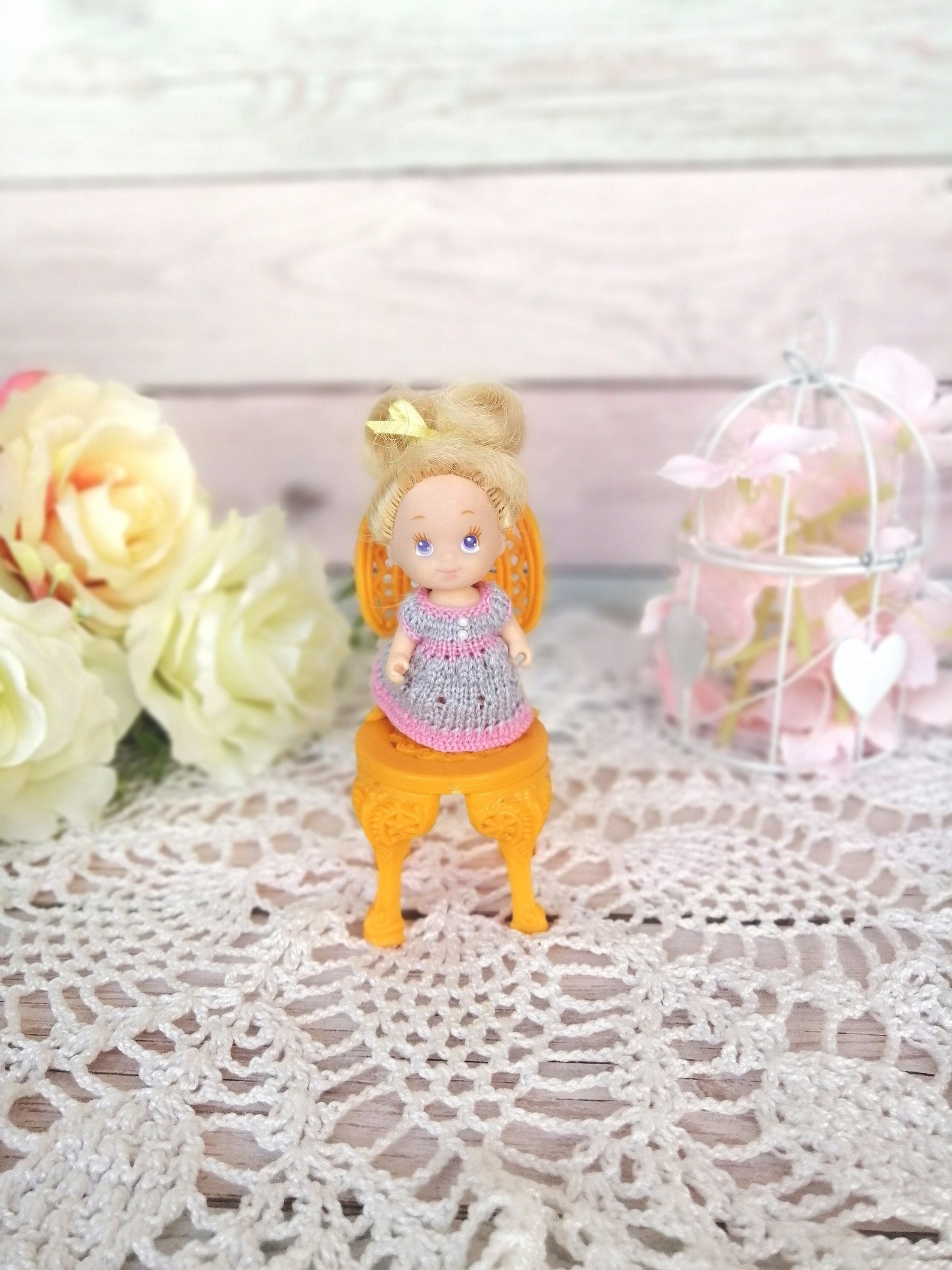 Miniature Doll Clothes Micro Doll Dress Mini Doll Outfit Etsy