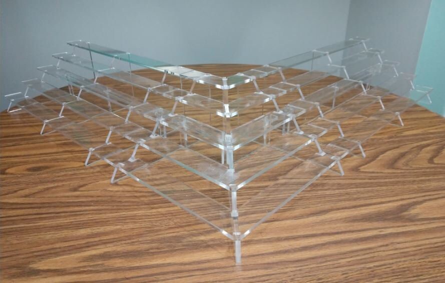 Acrylic Riser Display Corner Shelf Perfect for Creating a Etsy