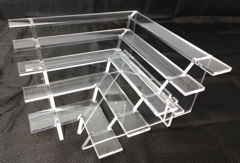 Acrylic Riser Display Corner Shelf Perfect for Creating a Etsy