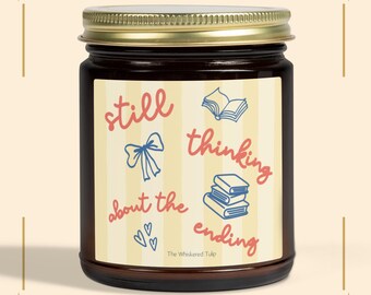 Bookish Candles, Bookish Candle Gifts, Booklovergift, Reading Nook Decor, Bookshelf Decor, Bookish Gifts, Book Lover Gift, Book Club Gifts