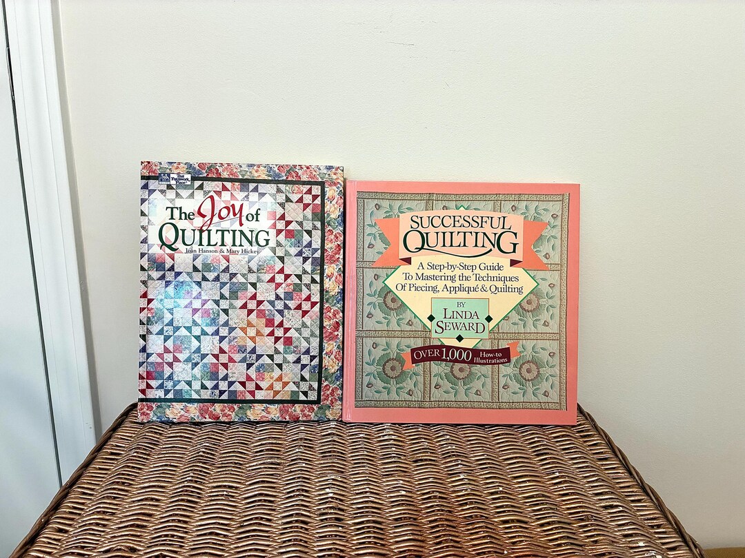 Vintage Quilting Book Set | 1980s Quilt Pattern Books, Shabby ...