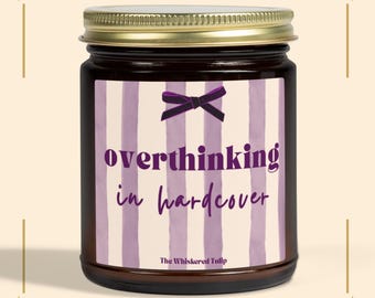 Bookish Candles, Bookish Candle Gifts, Booklovergift, Reading Nook Decor, Bookshelf Decor, Bookish Gifts, Book Lover Gift, Book Club Gifts