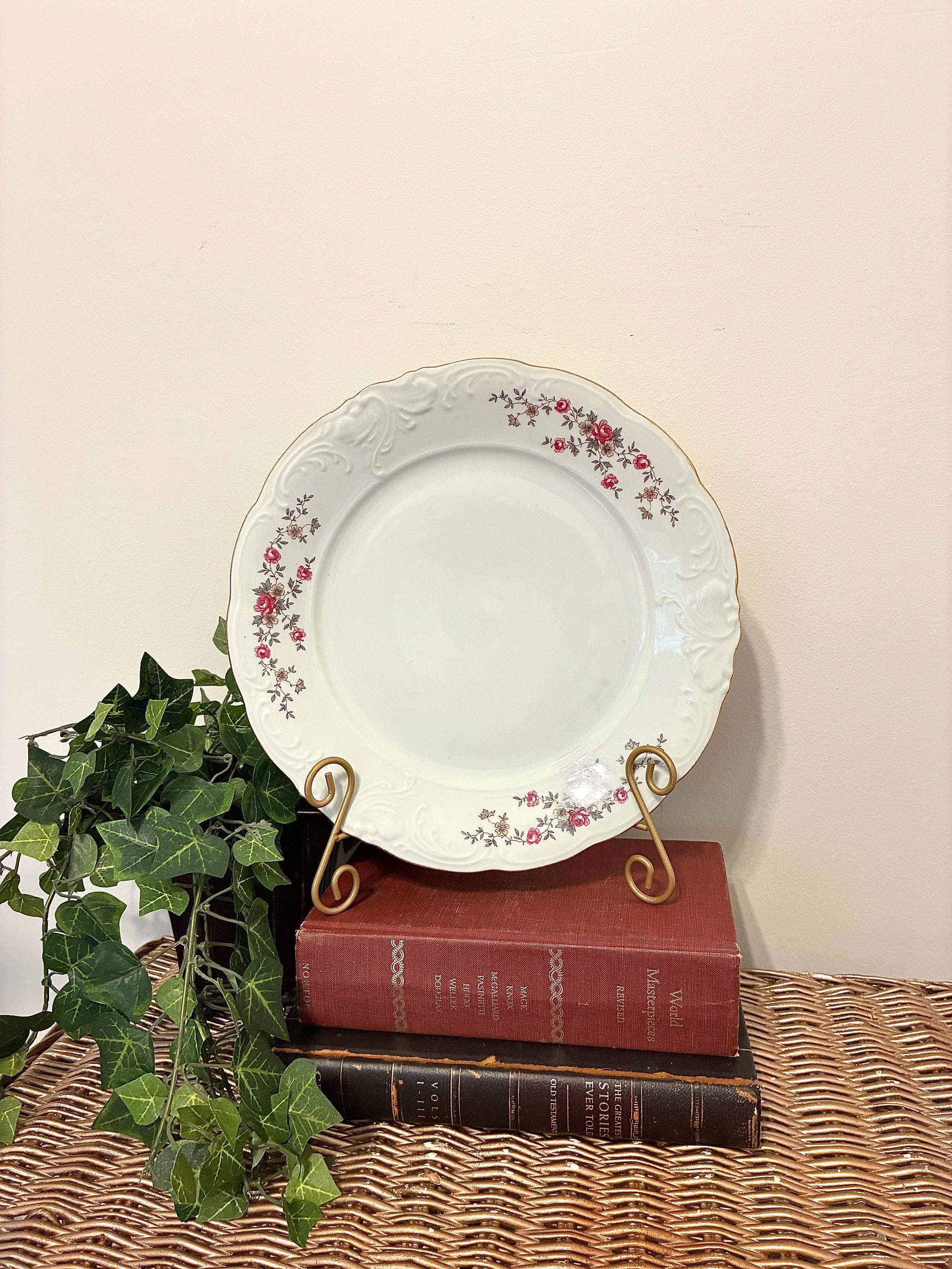 Victorian Rose Dinner Plates - Etsy