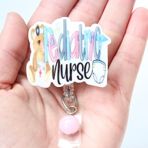 Pediatric Nurse Badge Reel, Peds Nurse Badge Reel, Pediatrics Badge Reel, Pediatrics ,Nurse,Nurse Badge Reel, Nurse Gift,Medical Badge Reel