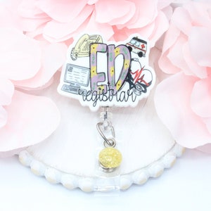 ED Registrar Badge Reel, ED Registrar, ED Registrar Gift, Patient Registrar,Registrar, Badge Reels, Medical Badge Reels, Gift for Nurse