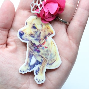 Labrador Llavero, Labrador Perro, Labrador, Laboratorio, Llavero de Laboratorio, Labrador Regalo, Llavero Perro Personalizado